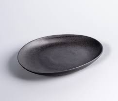 Mesapiu Basalt Teller oval 17x22cm